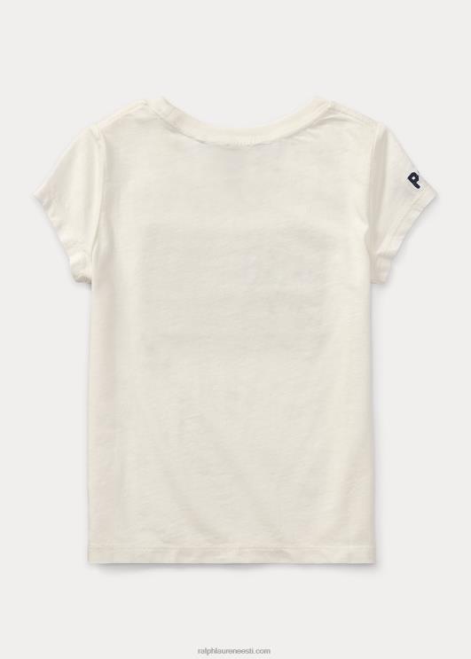 Ralph Lauren lapsed lipuline puuvillane trikoosärk PR0V6947 nevis