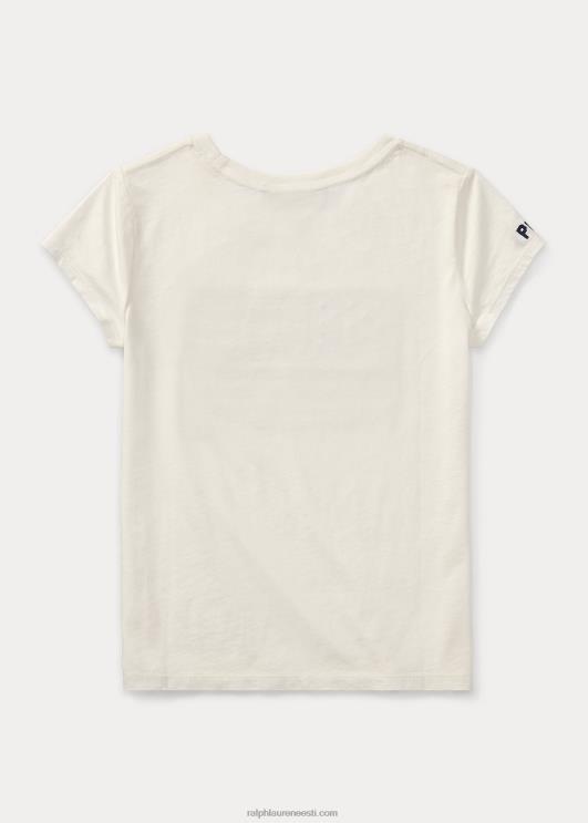 Ralph Lauren lapsed lipuline puuvillane trikoosärk PR0V7248 nevis