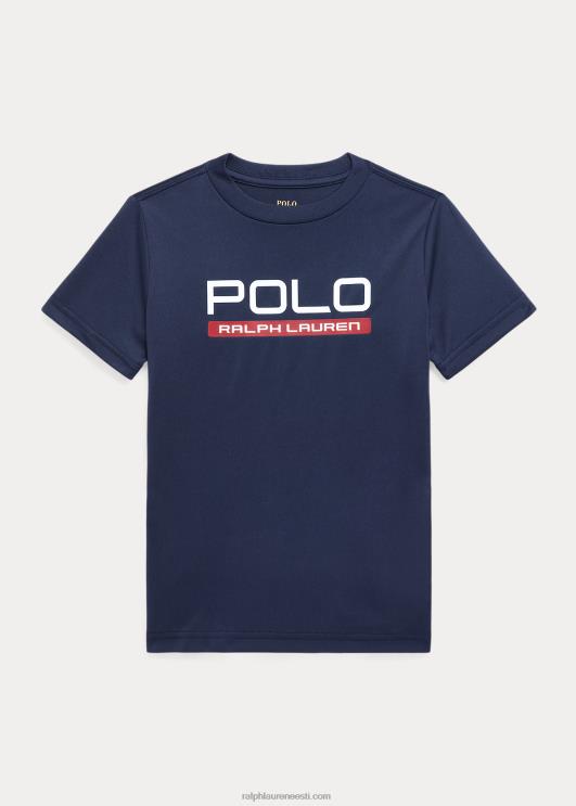 Ralph Lauren lapsed logo performance jersey tee PR0V9793 rafineeritud merevägi