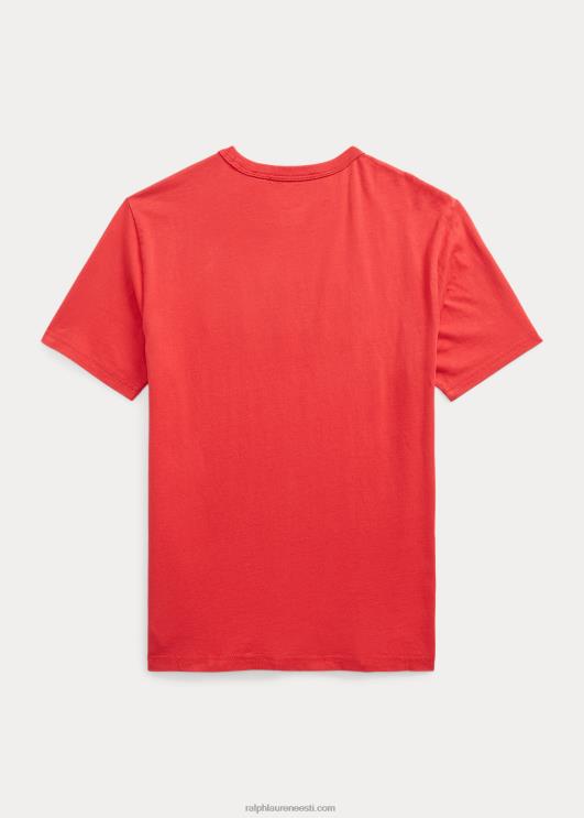 Ralph Lauren lapsed logoga puuvillane trikoosärk PR0V6000 postitus punane