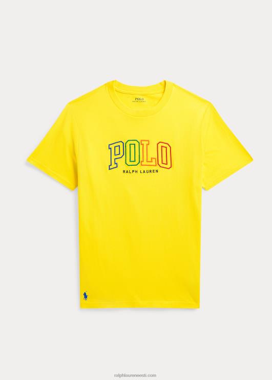 Ralph Lauren lapsed logoga puuvillane trikoosärk PR0V6561 sidrunipuru