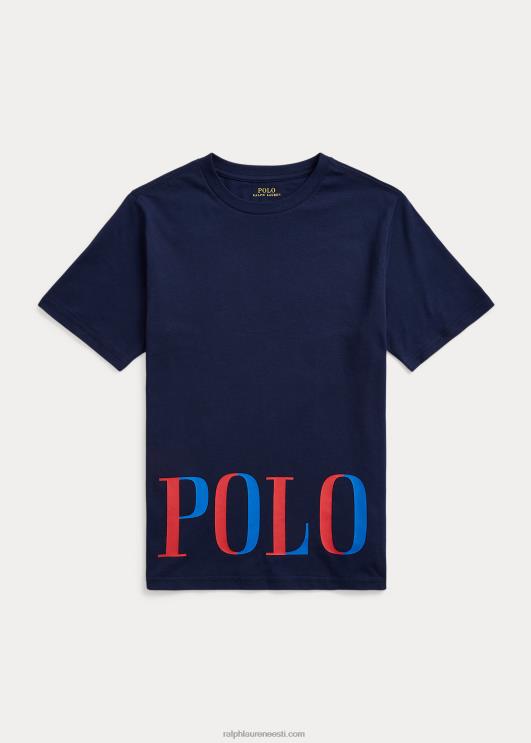 Ralph Lauren lapsed logoga puuvillane trikoosärk PR0V9836 Newporti merevägi