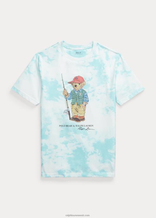 Ralph Lauren lapsed polo karu lipsuvärvi-prindiga puuvillane tee PR0V6092 saare vesi