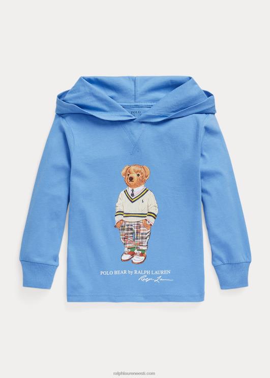 Ralph Lauren lapsed polo karu puuvillane trikoo kapuutsiga tee PR0V6455 sadamasaar blie