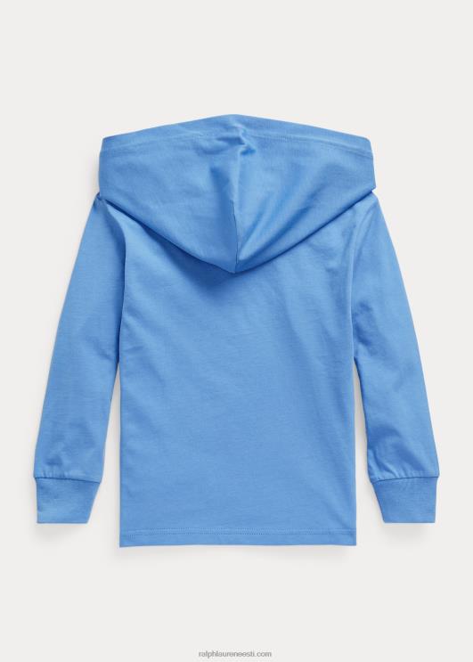 Ralph Lauren lapsed polo karu puuvillane trikoo kapuutsiga tee PR0V6455 sadamasaar blie