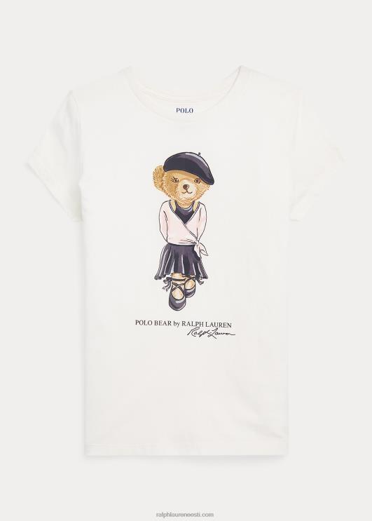 Ralph Lauren lapsed polo karu puuvillane trikoo särk PR0V10000 tekipesu valge