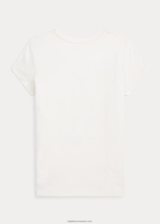 Ralph Lauren lapsed polo karu puuvillane trikoo särk PR0V10000 tekipesu valge