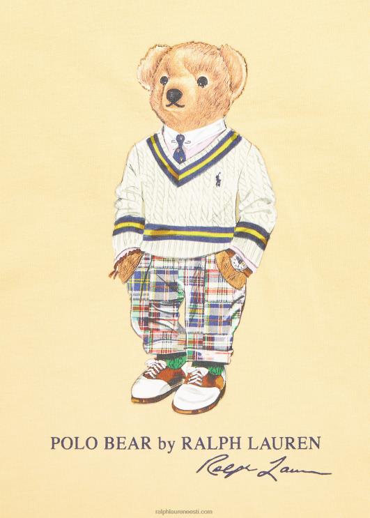 Ralph Lauren lapsed polo karu puuvillane trikoo särk PR0V5979 impeerium kollane