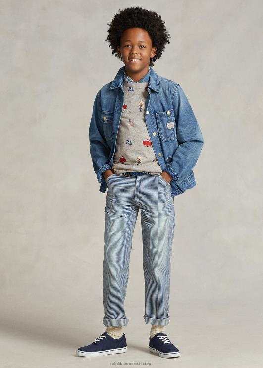 Ralph Lauren lapsed polo karu puuvillane trikoo särk PR0V6002 loft kanarbik