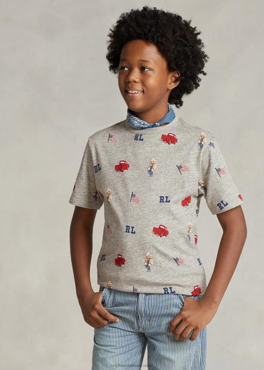 Ralph Lauren lapsed polo karu puuvillane trikoo särk PR0V6002 loft kanarbik