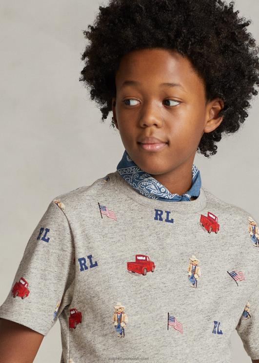 Ralph Lauren lapsed polo karu puuvillane trikoo särk PR0V6002 loft kanarbik