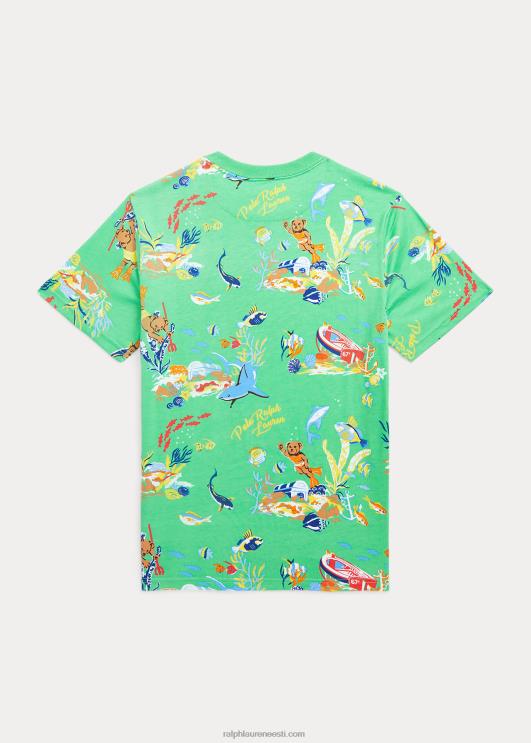 Ralph Lauren lapsed polo karu puuvillane trikoo särk PR0V9855 bearwaii klassikaline kelly