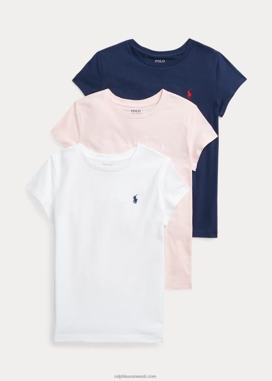 Ralph Lauren lapsed puuvillane jersey tee 3-pakk PR0V7567 põhiasjad 1