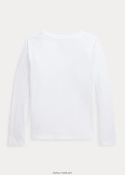 Ralph Lauren lapsed puuvillane trikoo särk PR0V6899 valge