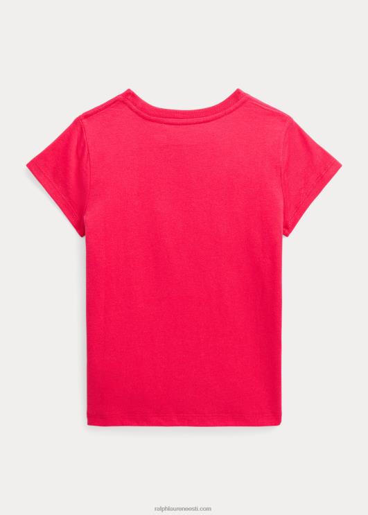 Ralph Lauren lapsed puuvillane trikoo särk PR0V6902 särtsakas roosa