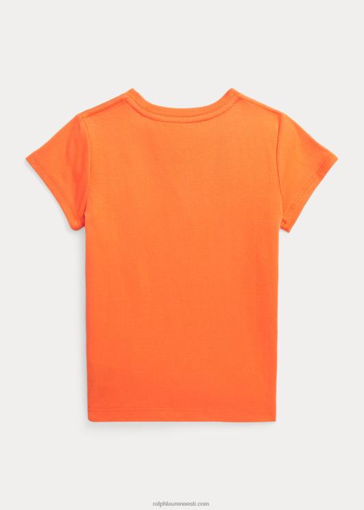 Ralph Lauren lapsed puuvillane trikoo särk PR0V6908 võib oranž