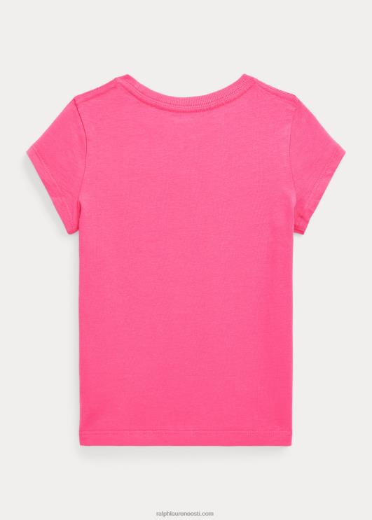 Ralph Lauren lapsed puuvillane trikoo särk PR0V6910 kõrberoosa