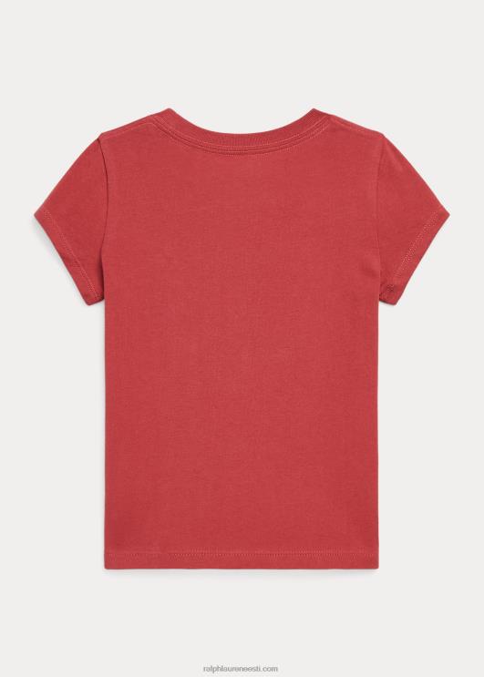 Ralph Lauren lapsed puuvillane trikoo särk PR0V6912 tšillipipar punane