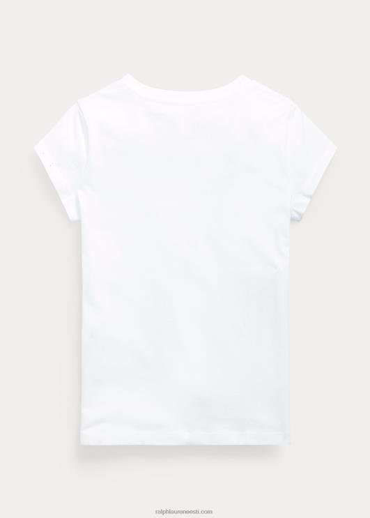 Ralph Lauren lapsed puuvillane trikoo särk PR0V7221 valge