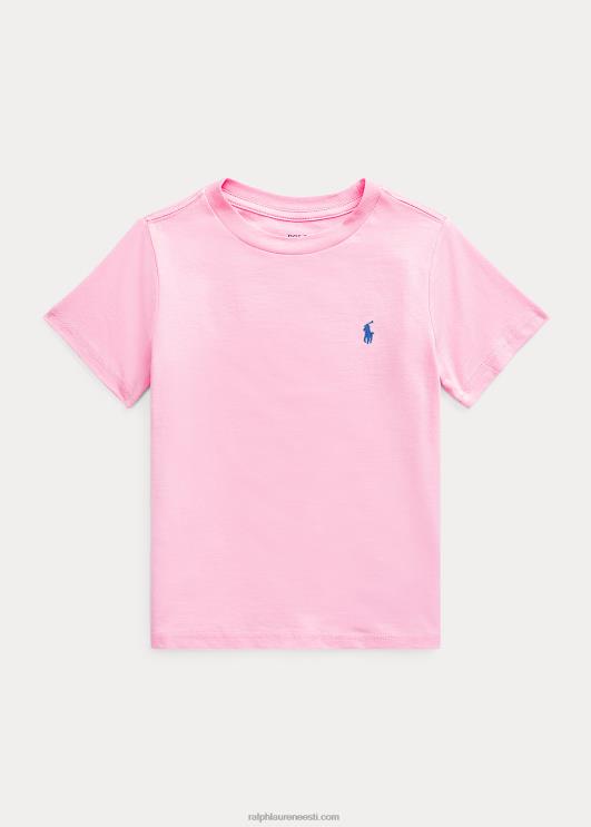 Ralph Lauren lapsed puuvillast jersey crewneck t-särk PR0V5895 karmeli roosa
