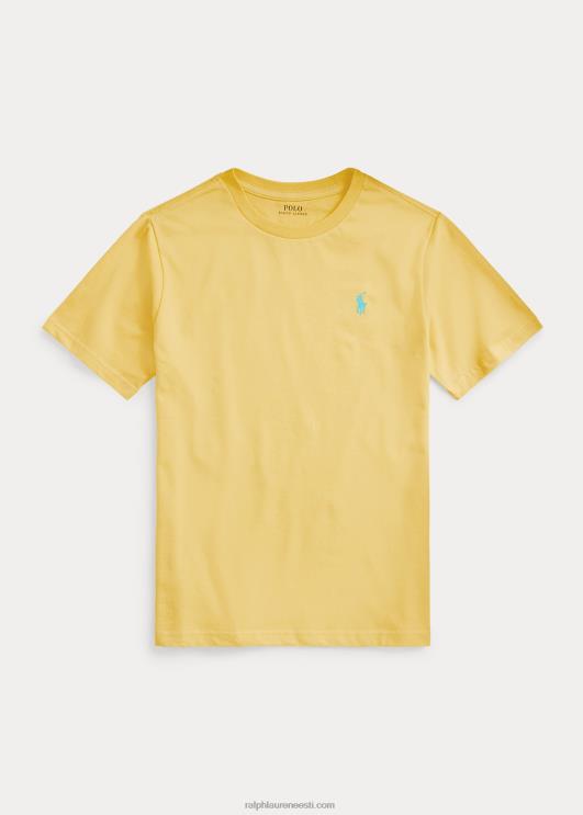Ralph Lauren lapsed puuvillast jersey crewneck t-särk PR0V6277 maisi kollane