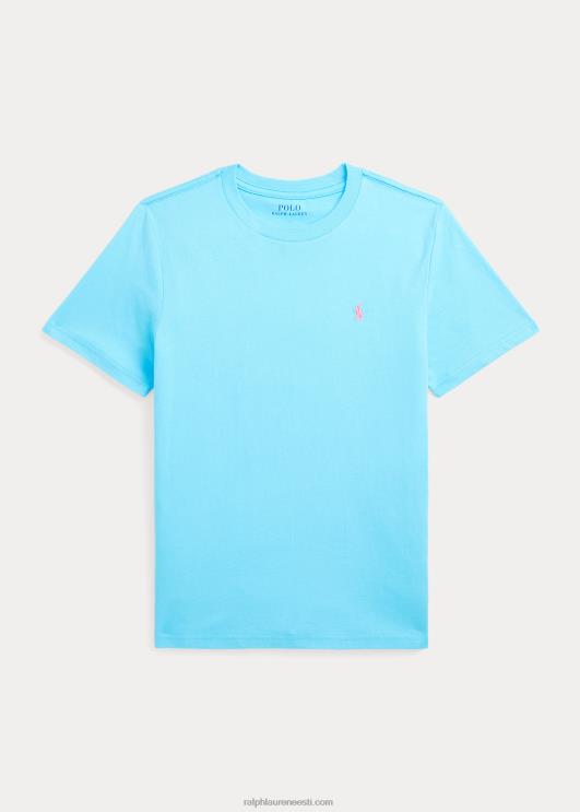 Ralph Lauren lapsed puuvillast jersey crewneck t-särk PR0V6278 türkiissinine nova
