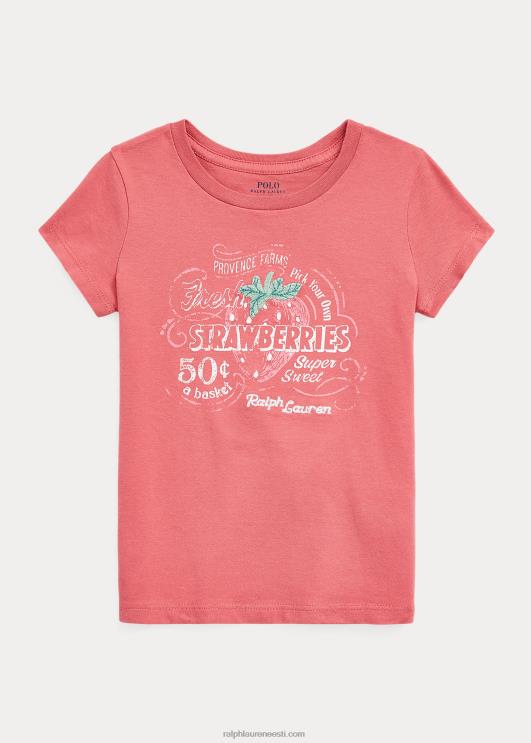 Ralph Lauren lapsed puuvillast trikoo graafiline tee PR0V6820 adirondacki mari