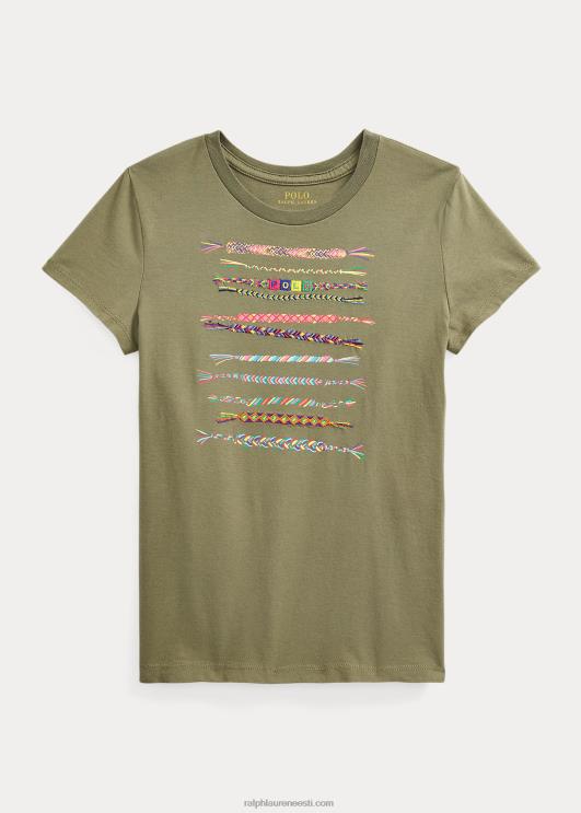 Ralph Lauren lapsed puuvillast trikoo graafiline tee PR0V7117 tume salvei