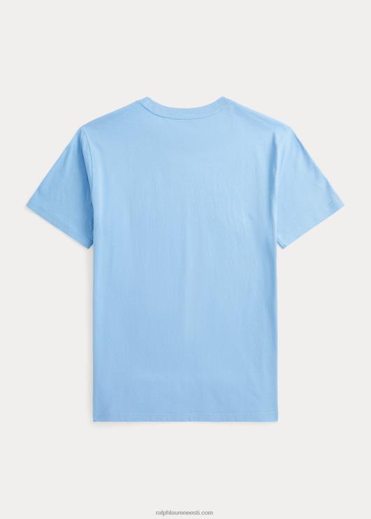 Ralph Lauren lapsed suure poni logoga puuvillane trikoosärk PR0V6094 pulber sinine