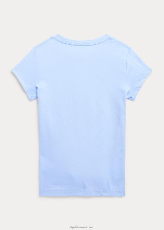 Ralph Lauren lapsed suure poni logoga puuvillane trikoosärk PR0V6800 beebisinine