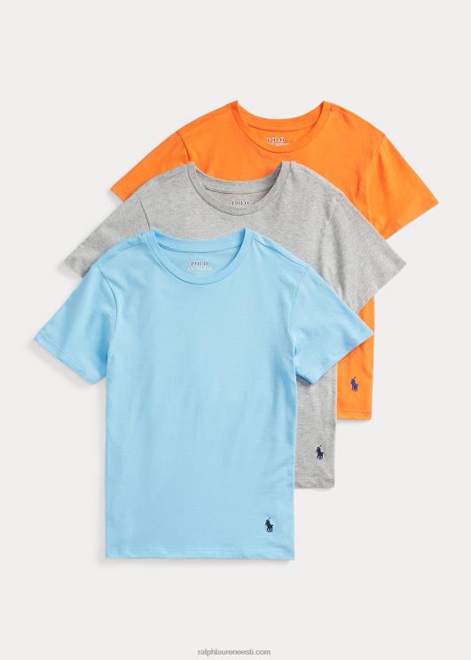Ralph Lauren lapsed täispuuvillane kaelusega 3-pakk PR0V6397 mitu