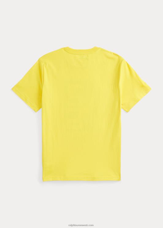 Ralph Lauren lapsed värvi muutev puuvillane trikoosärk PR0V9823 sidrunipuru