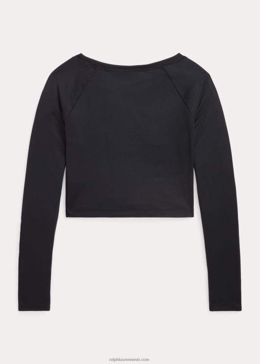 Ralph Lauren lapsed veniv jersey pikkade varrukatega t-särk PR0V7614 must