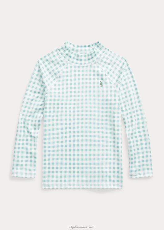 Ralph Lauren lapsed hõlmiklööve valvur PR0V5663 pleekinud piparmündi gingham