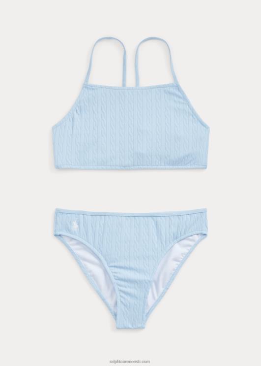 Ralph Lauren lapsed kaheosaline veniv žakaarkostüüm PR0V7336 kontorisinine