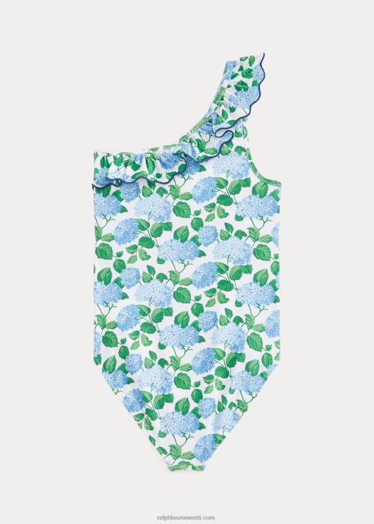 Ralph Lauren lapsed lilleline volangidega ühes tükis ujumistrikoo PR0V7328 lilleline lenox hortensia