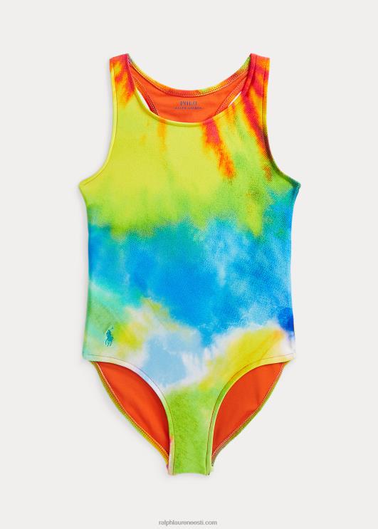 Ralph Lauren lapsed lipsuvärvi-prindiga ühes tükis ujumistrikoo PR0V9950 lipsuvärv
