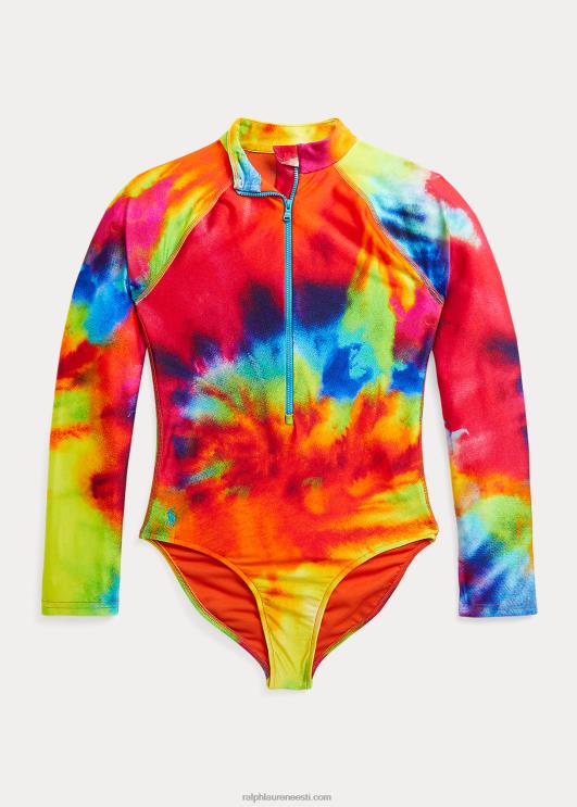 Ralph Lauren lapsed lipsuvärvi-print ühes tükis lööbekaitse PR0V7308 lipsuvärv