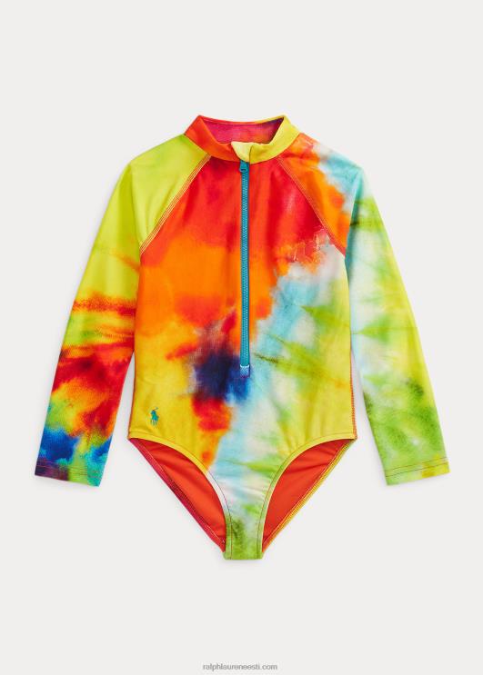 Ralph Lauren lapsed lipsuvärvi-print ühes tükis lööbekaitse PR0V7309 lipsuvärv