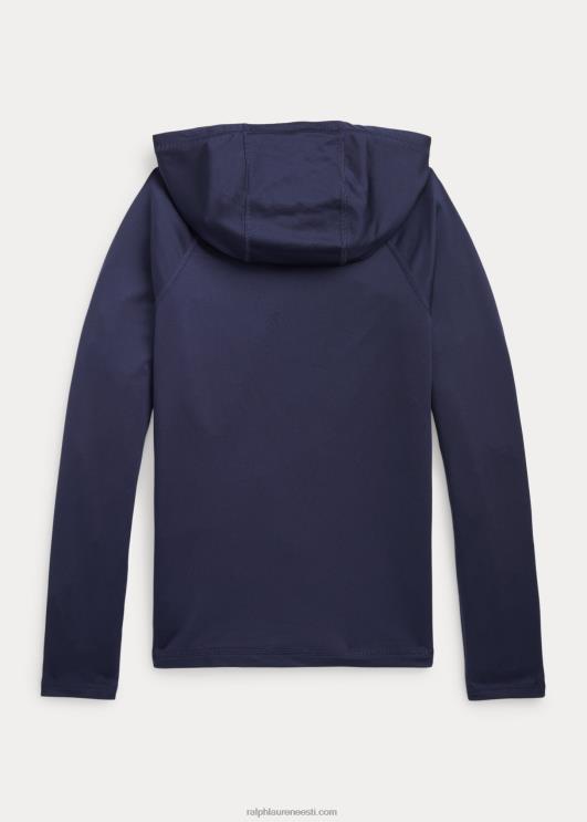 Ralph Lauren lapsed performance jersey kapuutsiga lööbekaitse PR0V6238 rafineeritud merevägi