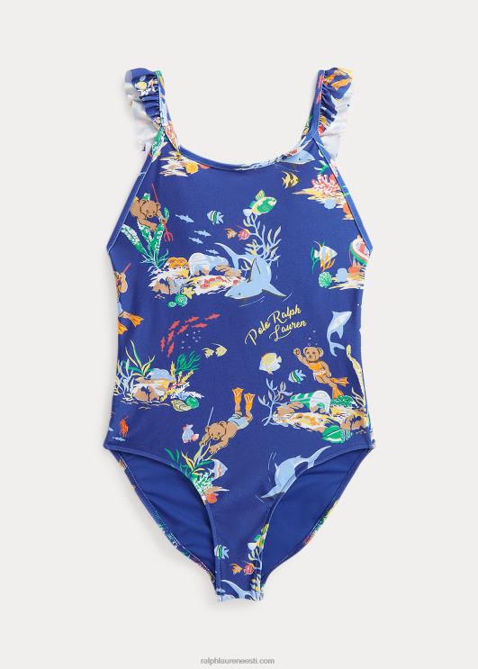 Ralph Lauren lapsed polo bear stretch ühes tükis ujumistrikoo PR0V7110 liigad allpool