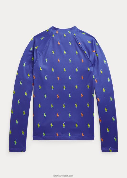 Ralph Lauren lapsed polo poni jõudlus särk lööve kaitse PR0V6227 kuninglik schiffli trükk
