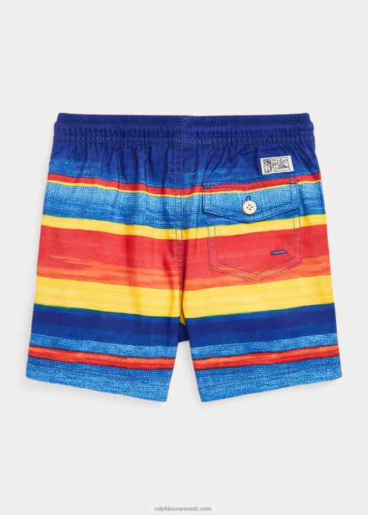 Ralph Lauren lapsed reisija ujumispüksid PR0V5855 sinine/kollane triip