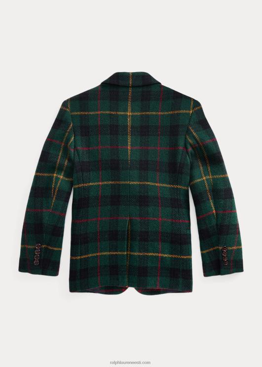 Ralph Lauren lapsed ruuduline polo villane ülikonna jope PR0V6269