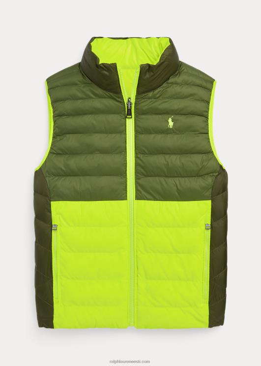 Ralph Lauren lapsed p-kiht 2 neoonpööratav vest PR0V6682 tume salvei/turvakollane