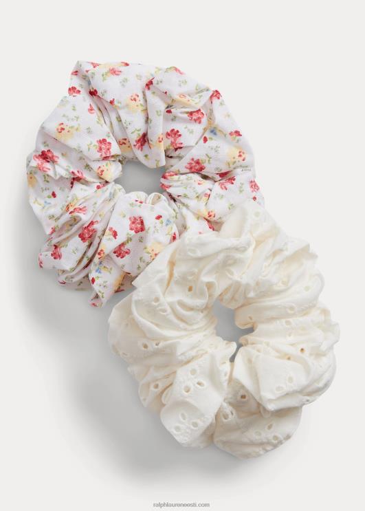 Ralph Lauren lapsed lilleline ja aasaga scrunchie 2-pakk PR0V7160 roosa varjund