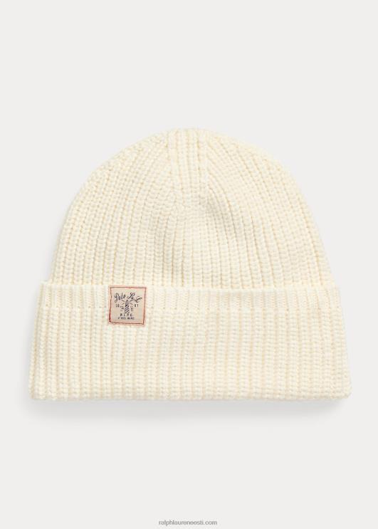 Ralph Lauren lapsed kardiganõmblustega puuvillane müts PR0V7472 klubimaja kreem