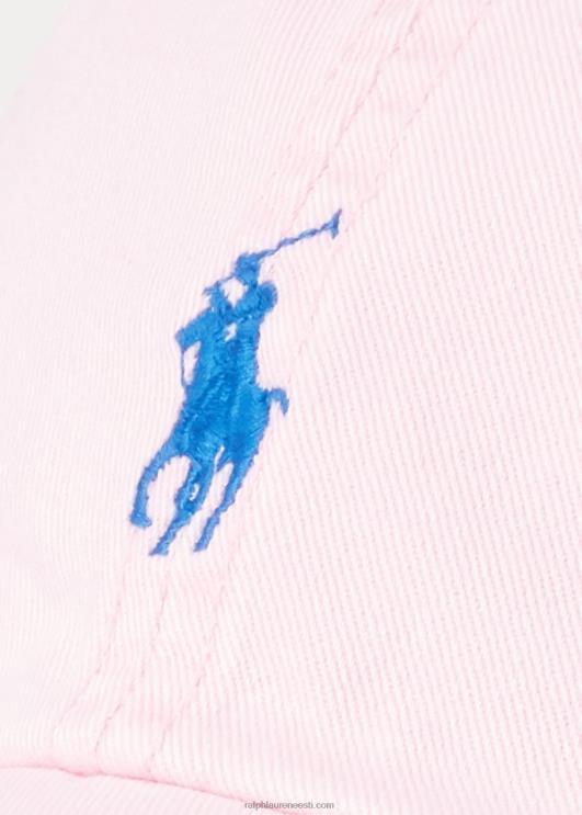 Ralph Lauren lapsed puuvillane chino palli müts PR0V6484 karmeli roosa