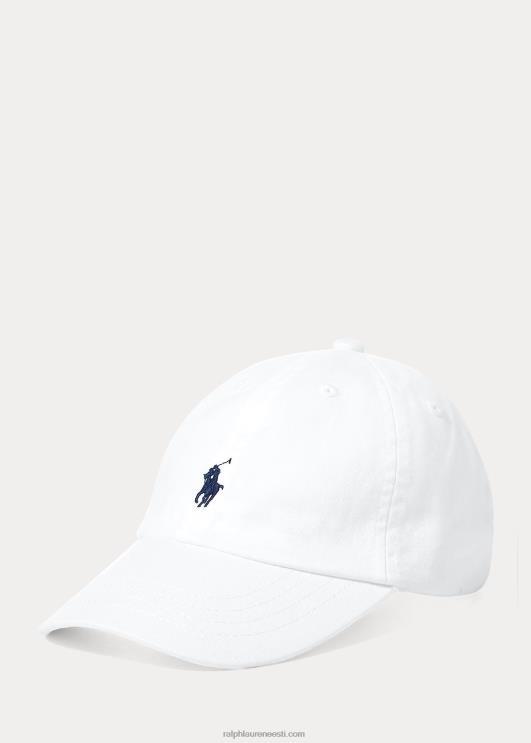 Ralph Lauren lapsed puuvillane chino pesapallimüts PR0V5952 valge