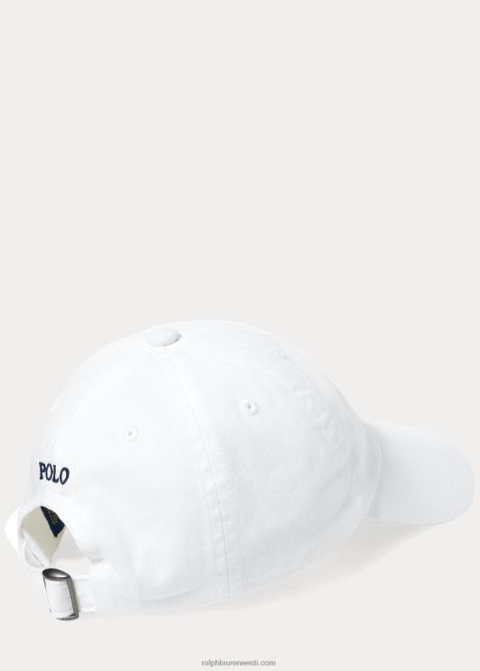 Ralph Lauren lapsed puuvillane chino pesapallimüts PR0V5952 valge